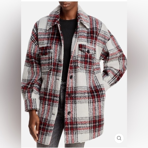NWT Bagatelle.NYC Womens Plaid Long Sleeves Shirt Jacket